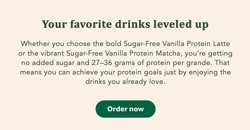 New Product Examples: Starbucks Protein Cold Foam & RXBAR High Protein Bars